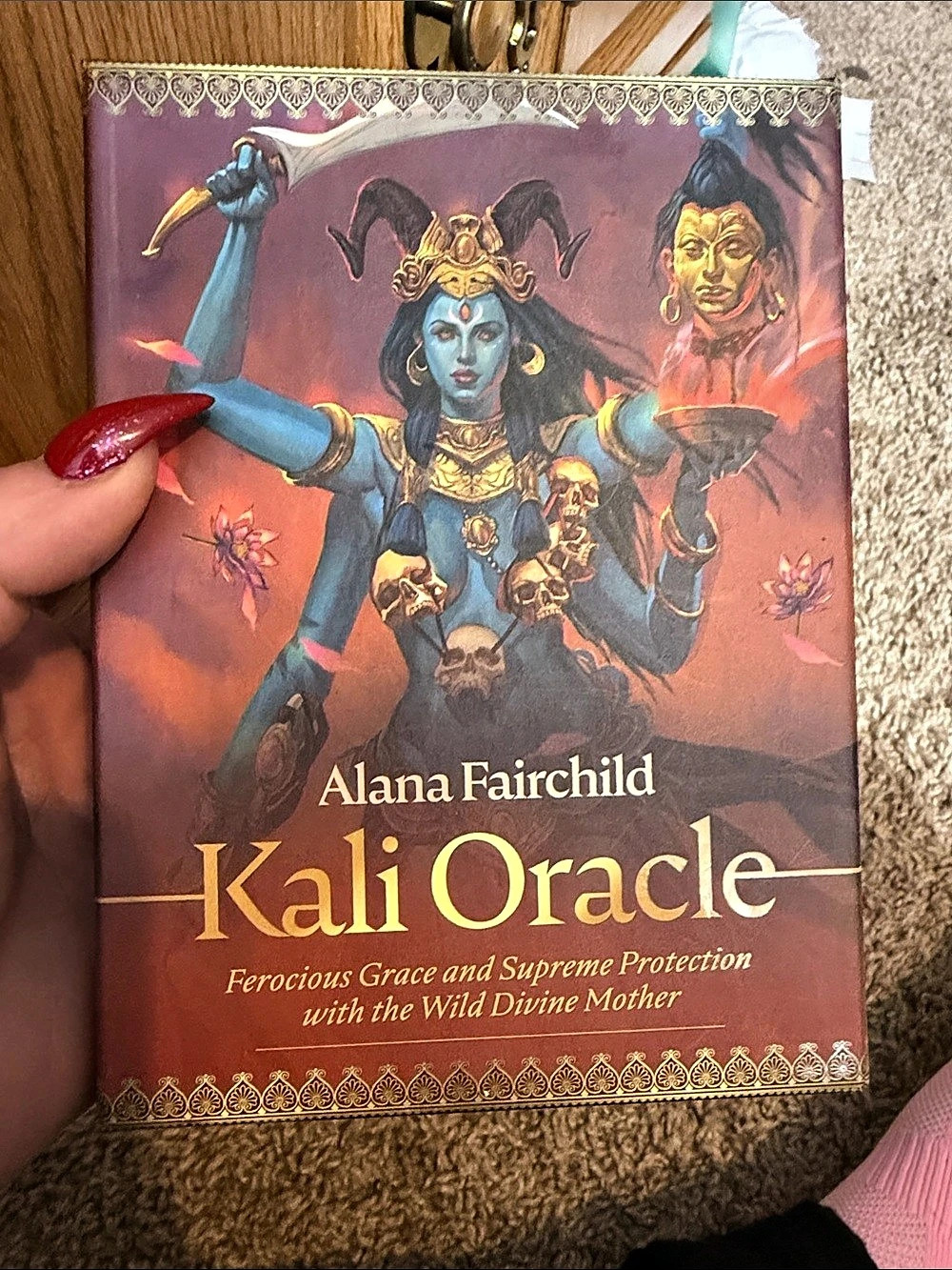 Kali Oracle. 44-Card Guidebook Set Purple & Red Like New